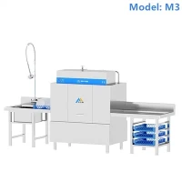 Giỏ-Máy rửa chén băng tải